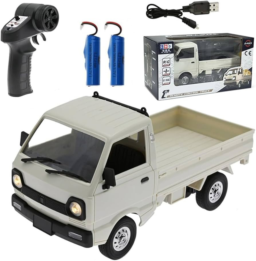 WPL D12 1:16 Mini RC Car, 2.4G 4CH Remote Control Drift High Speed Climbing Truck with Brushed Mo... | Amazon (US)