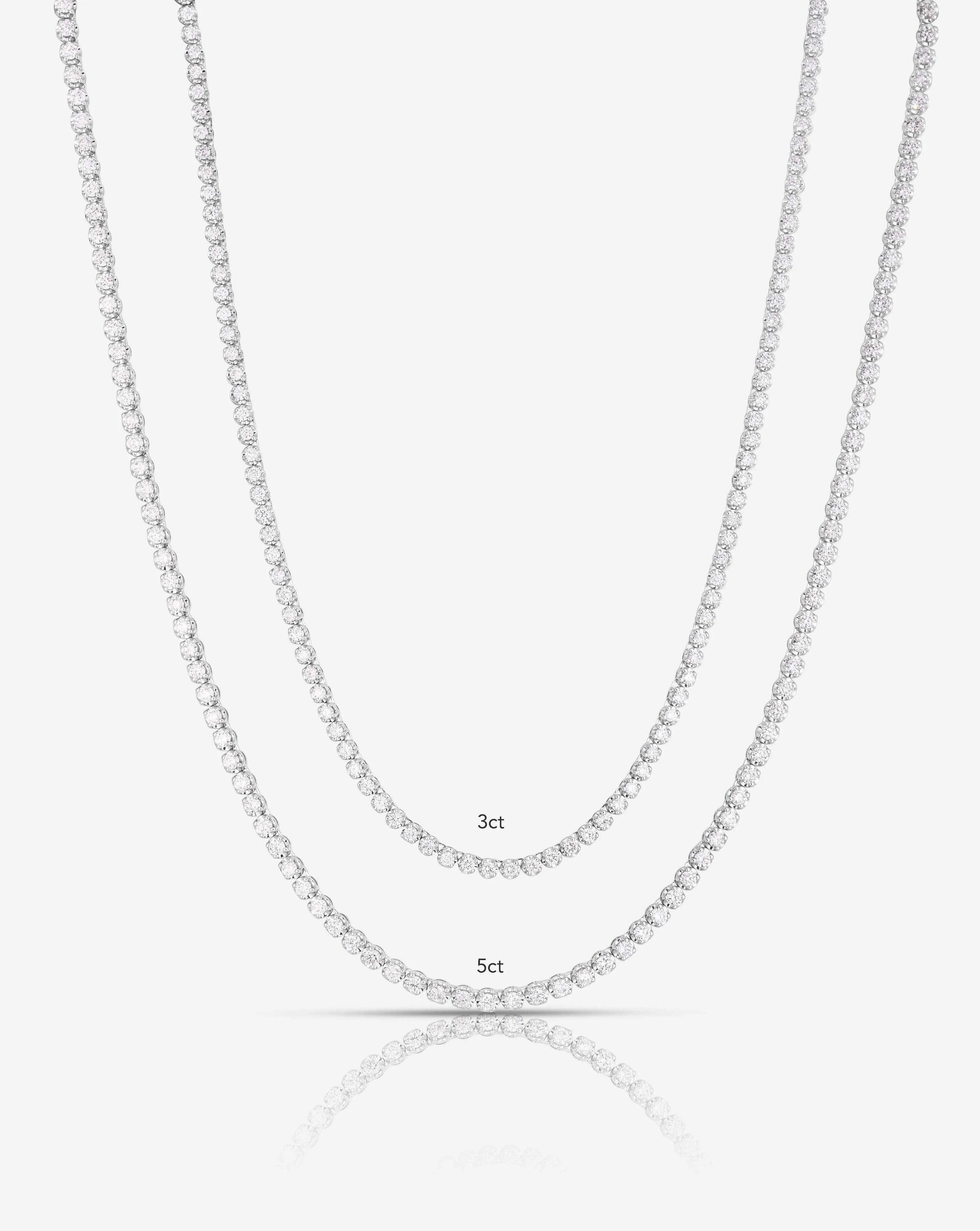 Luxe Diamond Tennis Necklace | Ring Concierge