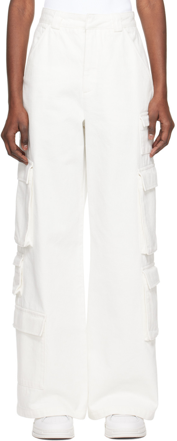 Axel Arigato Off-White Roam Denim Cargo Pants | SSENSE