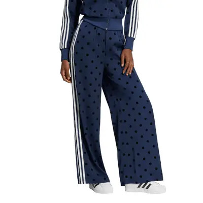 adidas Originals Firebird Polka Dot Wide Leg Track Pants in Black at Nordstrom, Size Small | Nordstrom