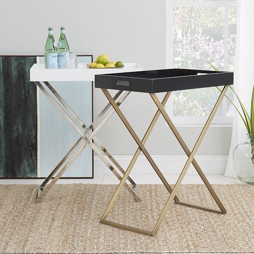 Tall Butler Tray Stand | West Elm (US)