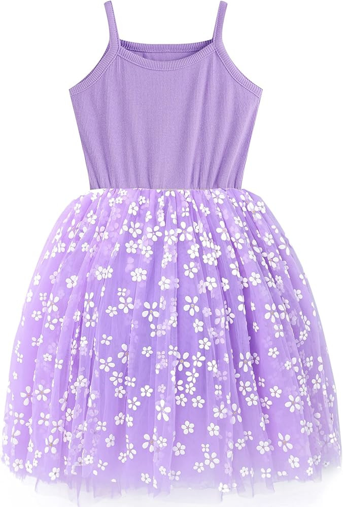 Baby Girls Tutu Dress Long Sleeve Toddler Sleeveless Princess Tulle Sundress | Amazon (US)