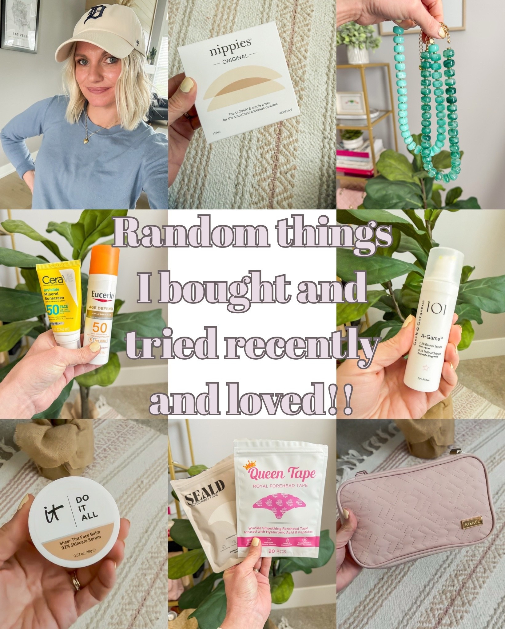 Random things I bought and tried recently that I love and want to share! 

#LTKBeauty #LTKSeasonal #LTKOver40