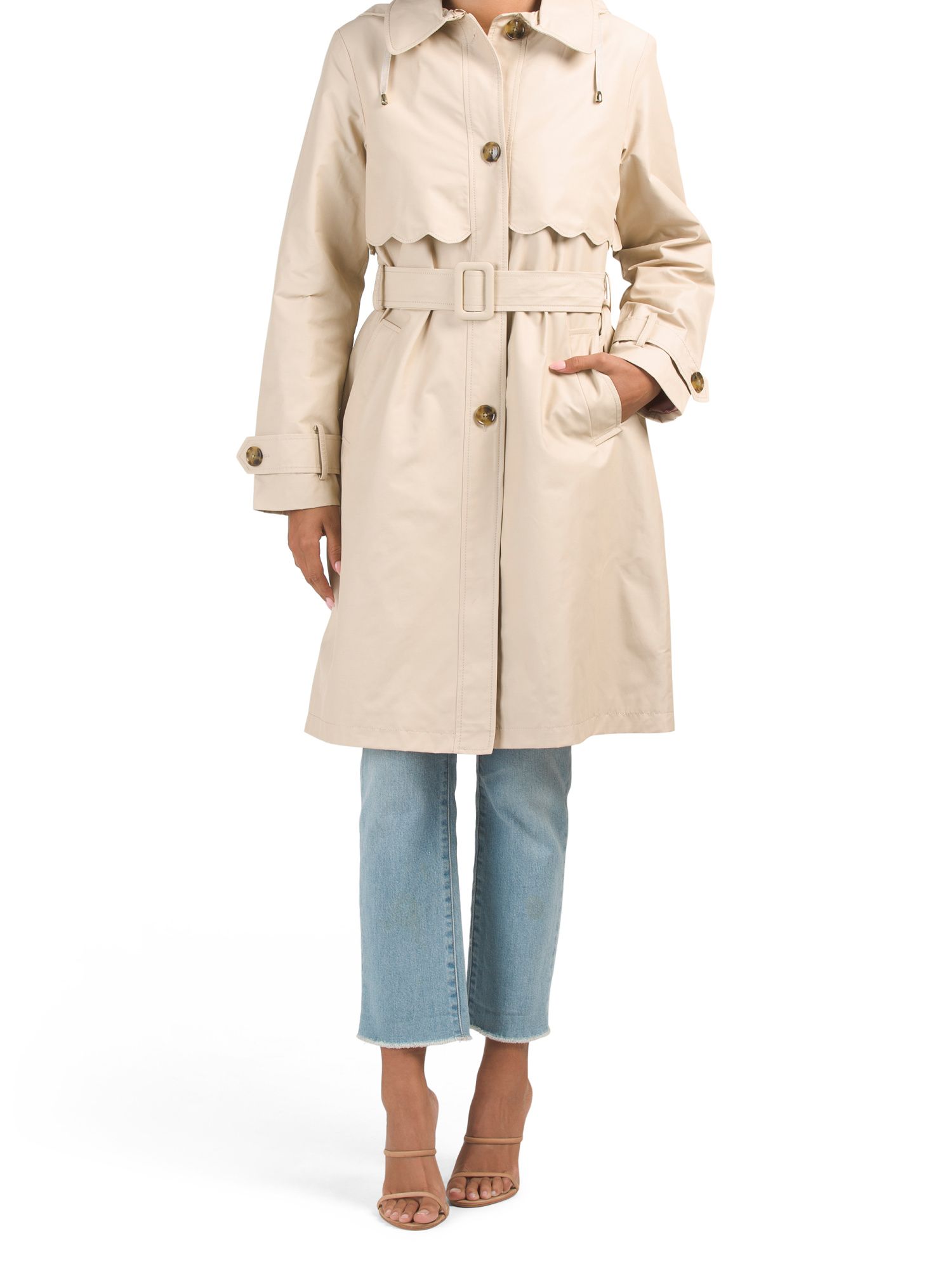 Belted Rain Trench Coat | Women | Marshalls | Marshalls