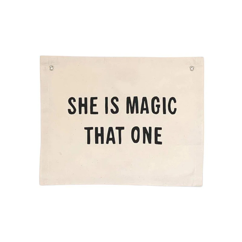She is Magic Banner - Natural | Project Nursery