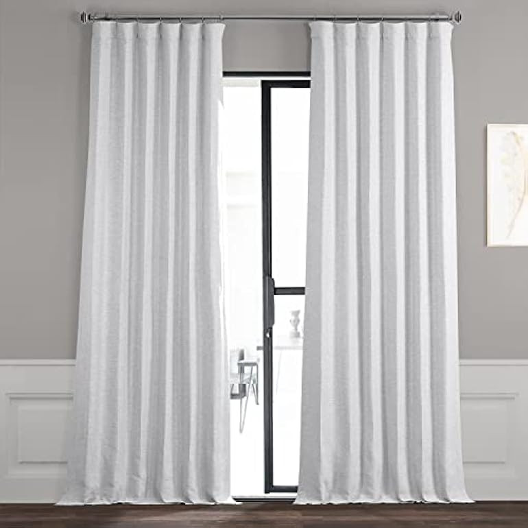 HPD Half Price Drapes Bellino Room Darkening Curtain 50 X 96 (1 Panel), BOCH-PL1611-96, Chalk Off... | Amazon (US)