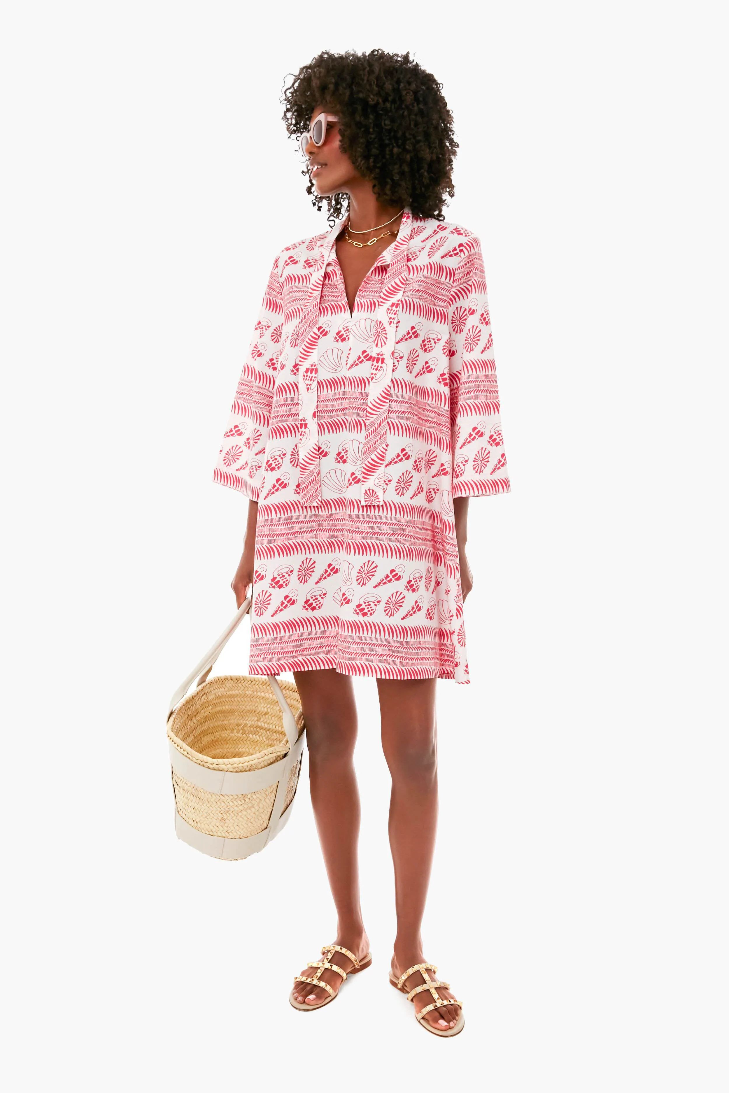 Pink Coquilles Marseille Caftan | Tuckernuck (US)