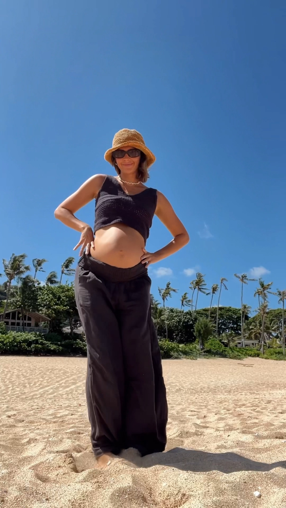 realistic solo-mom beach day with my three kiddos while also being very pregnant🌸😅 @nordstrom #nordstrompartner 

@shop.ltk #liketkit

#LTKSummerEdit #LTKBump #LTKSwim