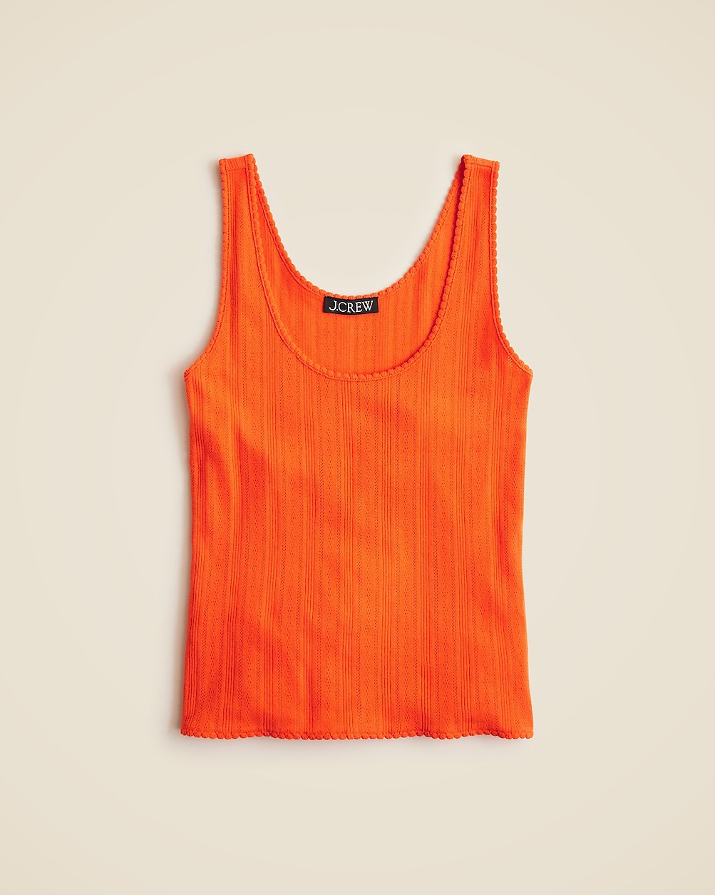 Pointelle tank top | J. Crew US