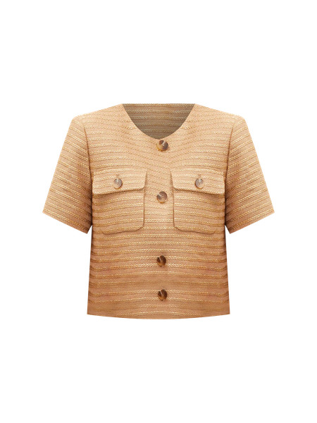 Metallic Tweed Jacket | Ann Taylor