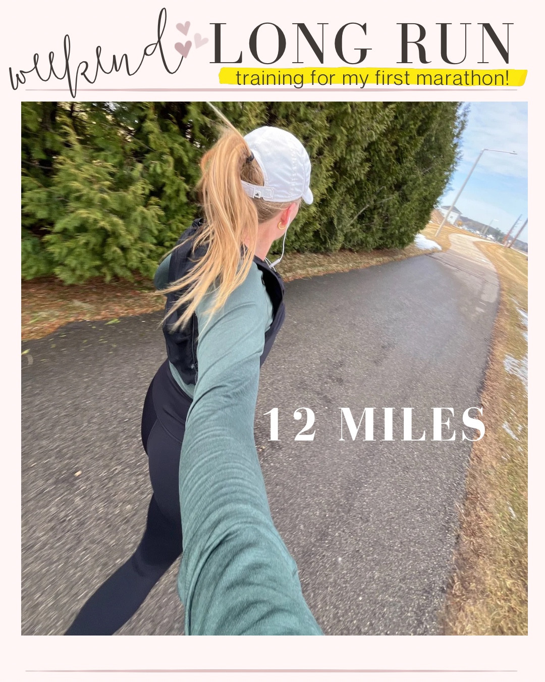 Saturday’s 12 miles! 🏃🏼‍♀️☀️ 
#marathontraining #runningmotivation 

#LTKActive #LTKfitnessgoals #LTKootd