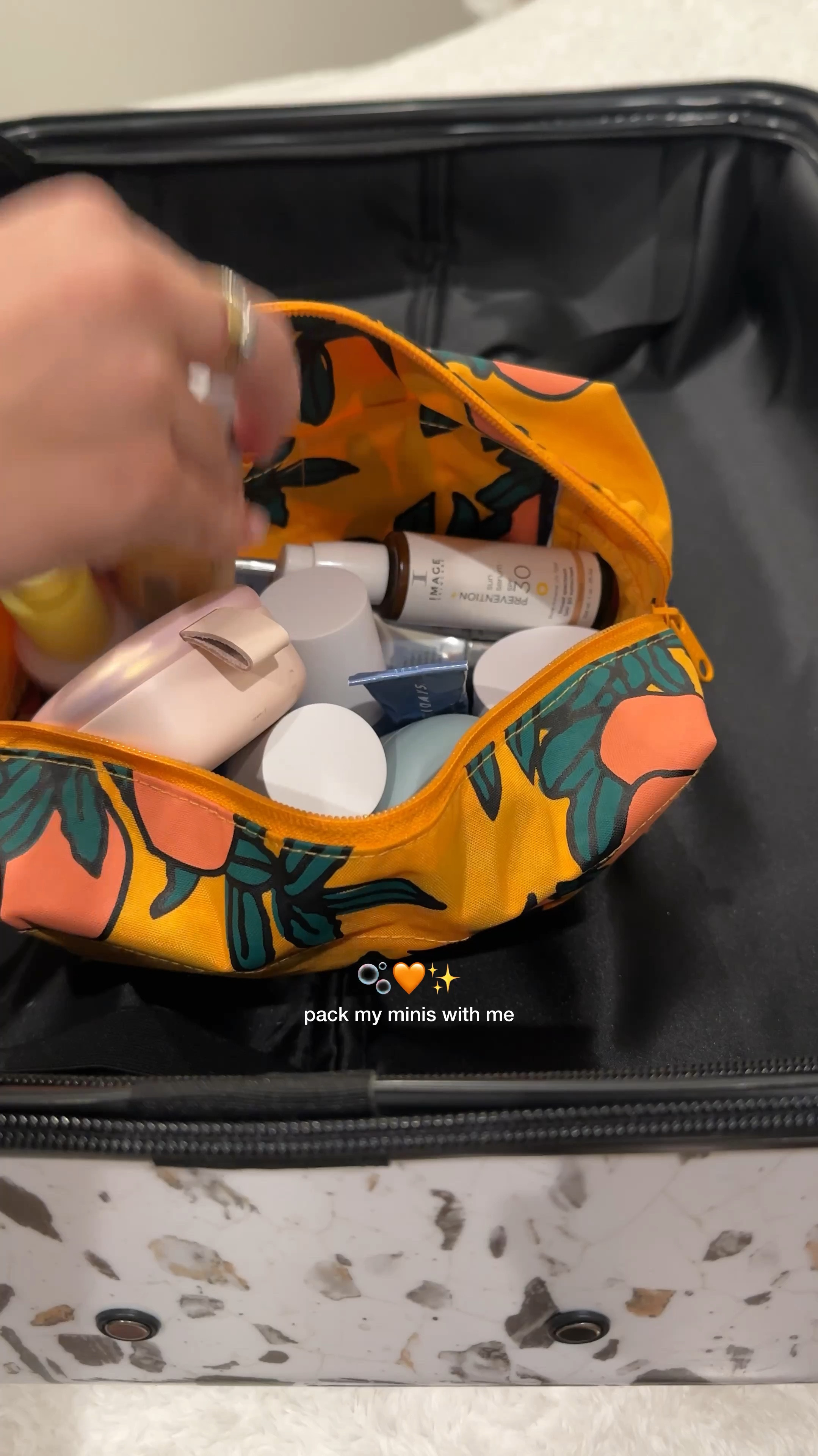 Packing skin & hair essentials for Greece! I love traveling with mini sizes so I can have my favorites with me.🫧🧡✨ 

#LTKTravel #LTKVideo #LTKBeauty