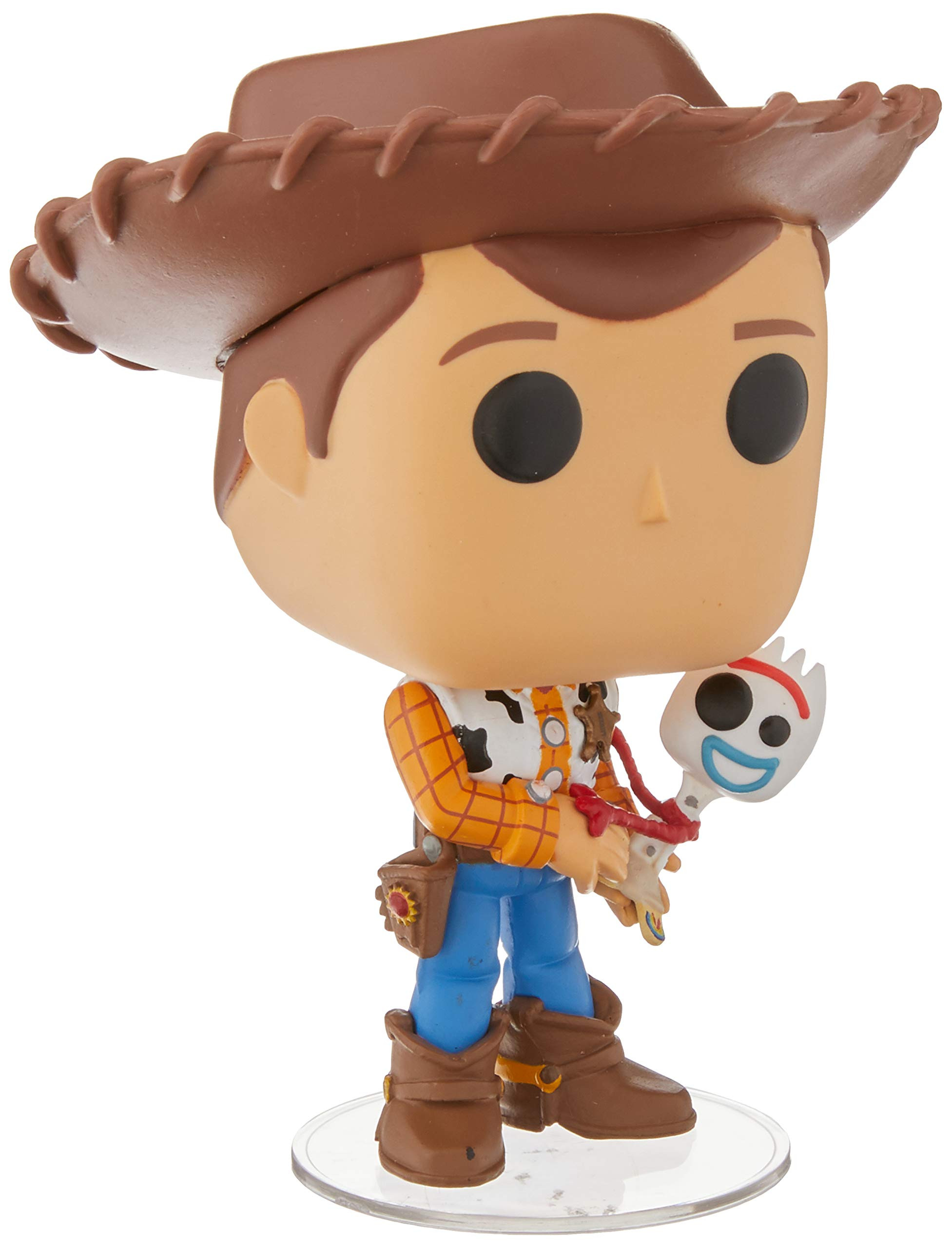 POP! Funko Disney Pixar Toy Story 4 Sheriff Woody Holding FORKY Vinyl Exclusive #535 | Amazon (US)