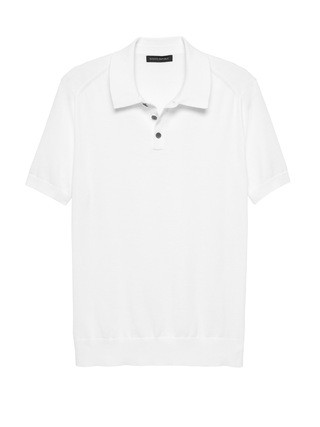 SUPIMA® Cotton Sweater Polo | Banana Republic US