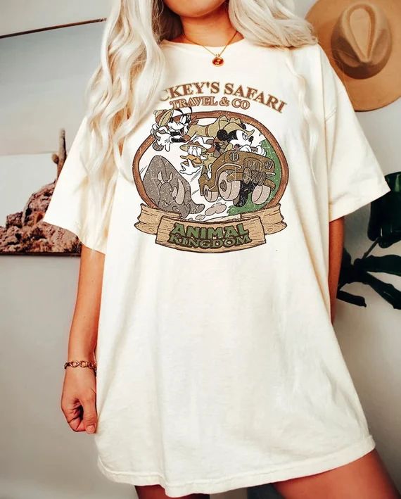 Vintage Animal Kingdom Shirt Disney Vintage Tee Disney - Etsy | Etsy (US)