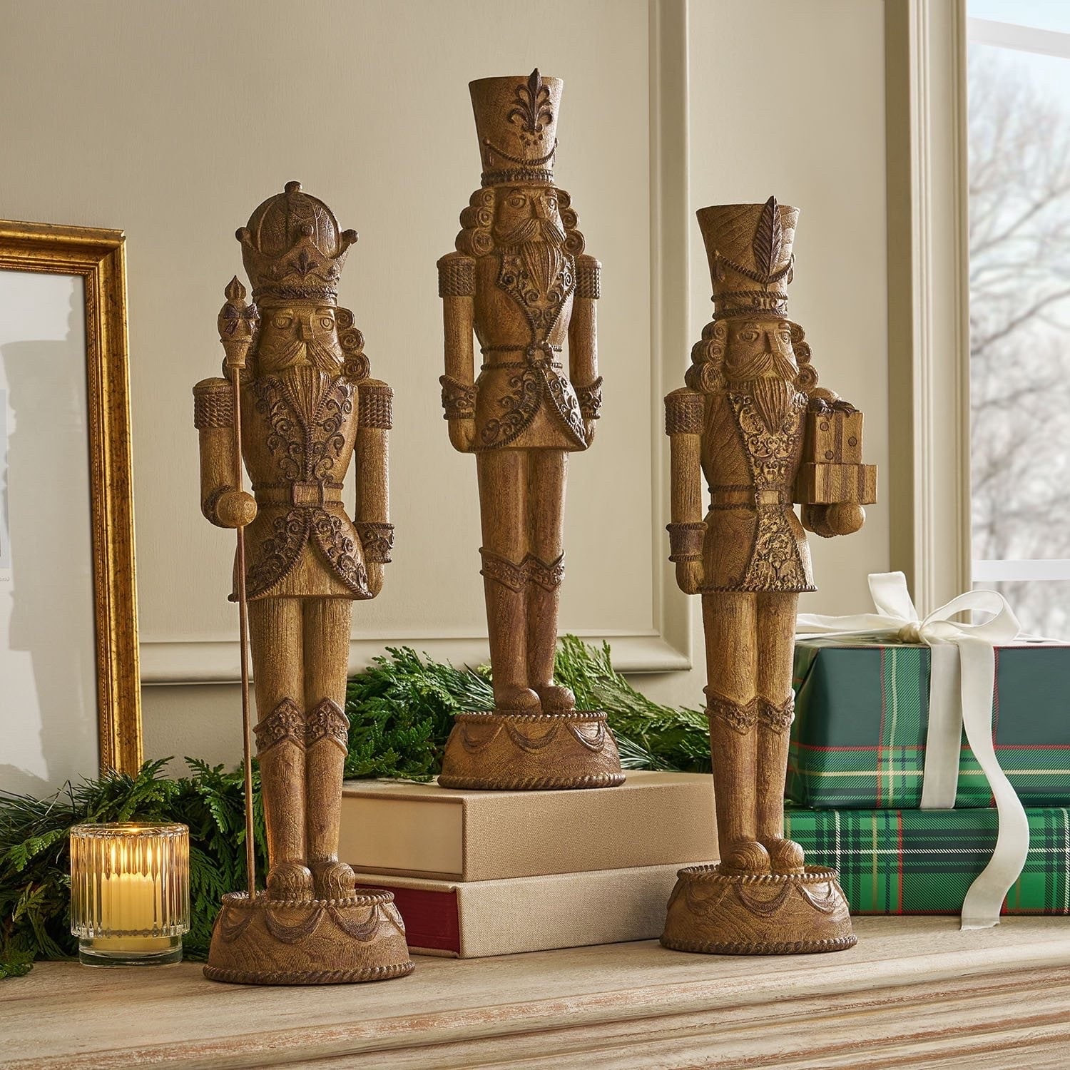 These will sell out! Wooden nutcrackers under $45 and a set of three!

#LTKSeasonal #LTKHome #LTKSaleAlert