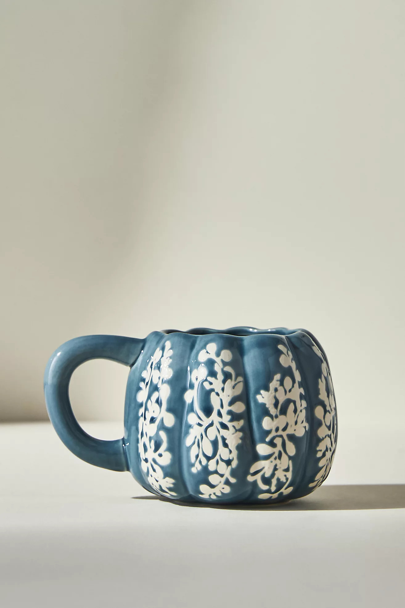 Floral Pumpkin Mug | Anthropologie (US)