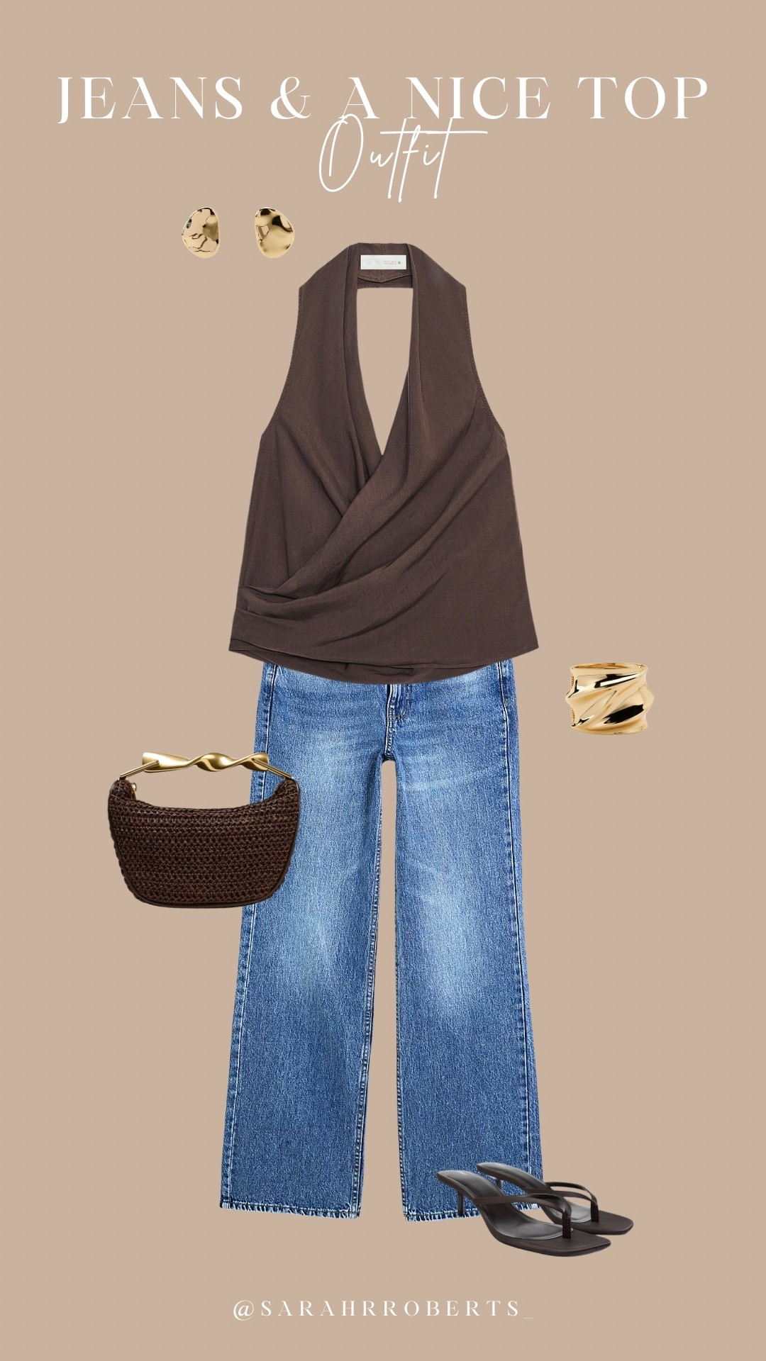 The perfect jeans & a nice top outfit for girls night! 🤎

#LTKuk #LTKdatenight #LTKstyletip