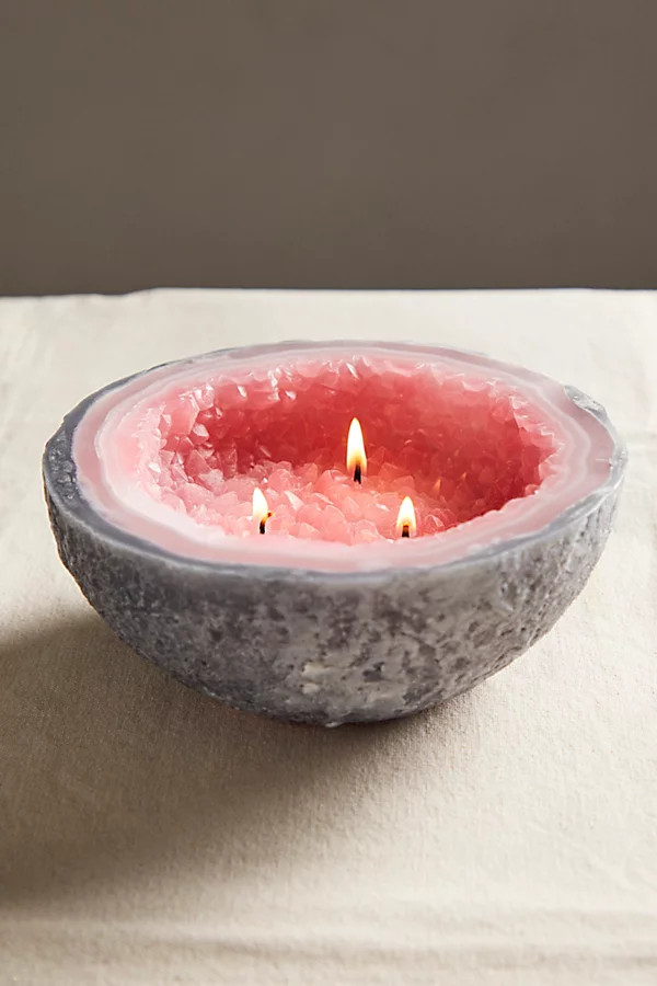 Jumbo Crystal Geode Candle | Free People (Global - UK&FR Excluded)