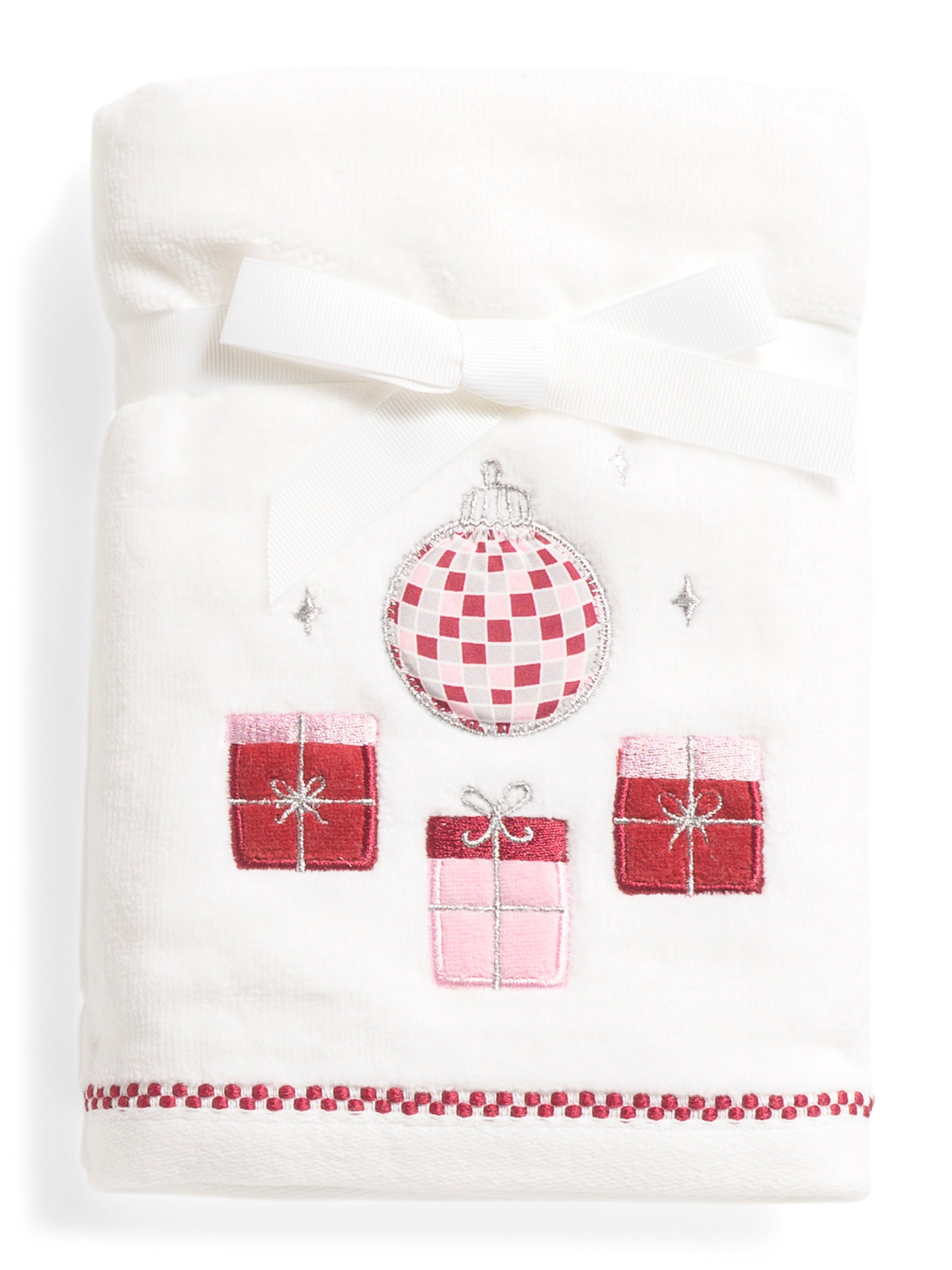 Set Of 2 Disco Christmas Hand Towels | Marshalls