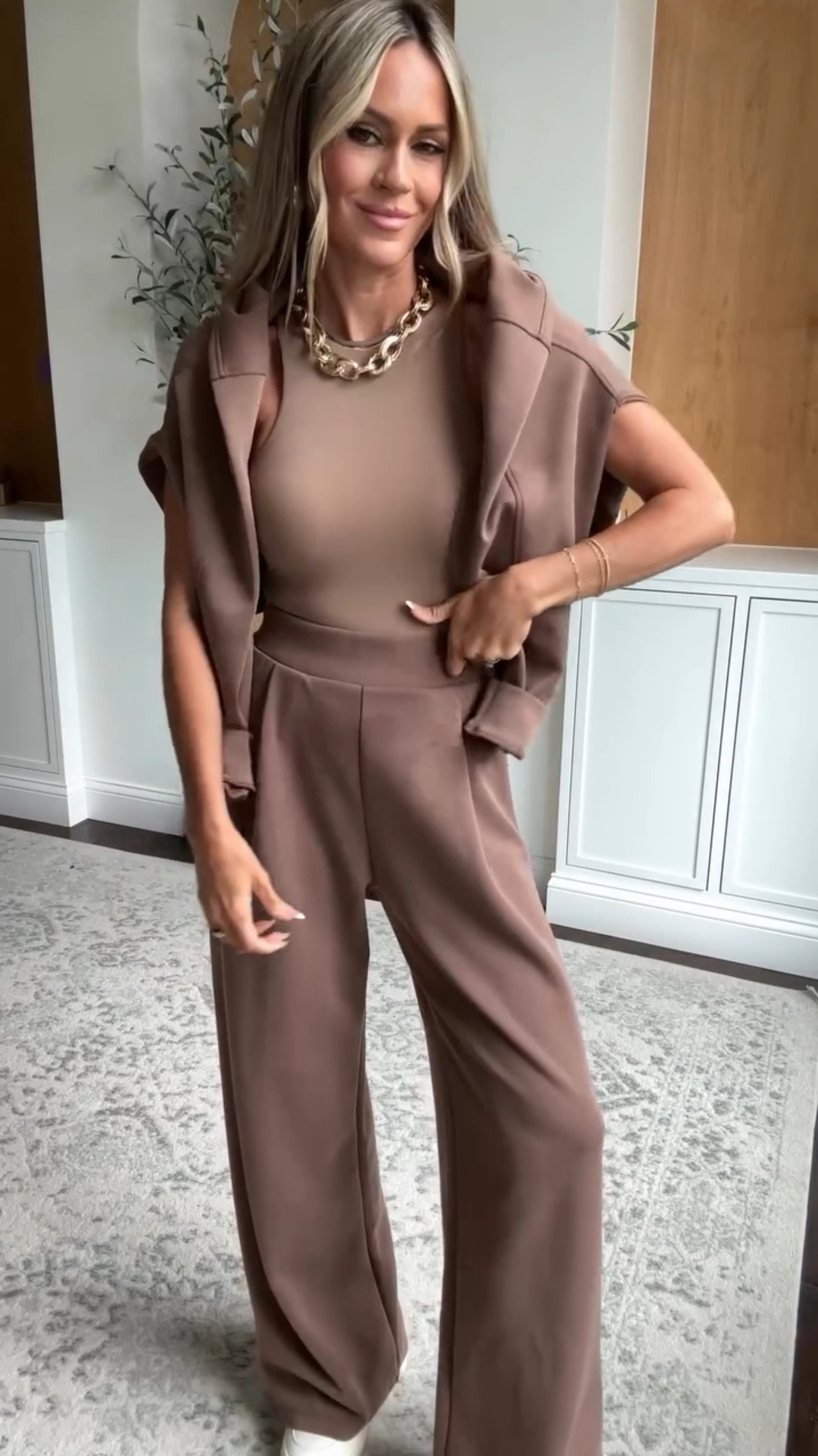 

Amazon elevated travel outfit - modal wide leg sweatpants that come in length options and a coordinating sweatshirt for an elevated travel outfit idea 

My favorite travel outfit - I own this in multiple colors bc it’s an easy and elevated combination - and seriously comfortable!!!

#traveloutfit #airportoutfit #casualoutfitinspo

#LTKFindsUnder50 #LTKPetite #LTKTravel