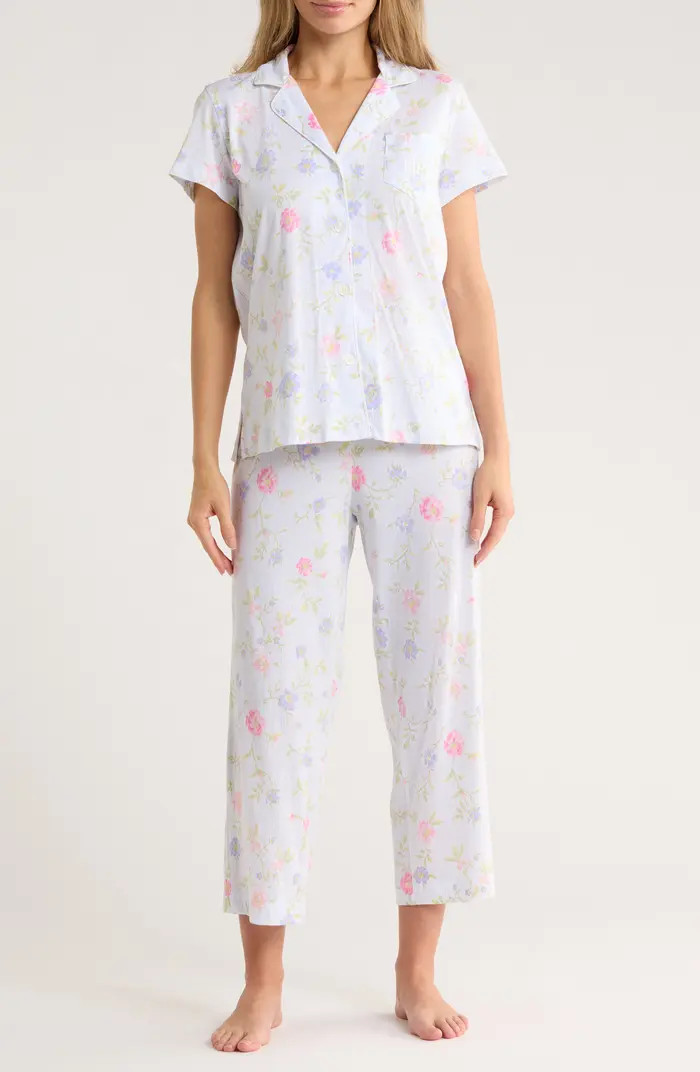 Lauren Ralph Lauren Print Cotton Blend Capri Pajamas | Nordstromrack | Nordstrom Rack