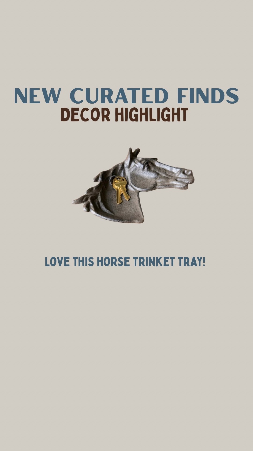 Decor highlight! Horse trinket tray! 

#LTKOver40 #LTKHome #LTKHoliday
