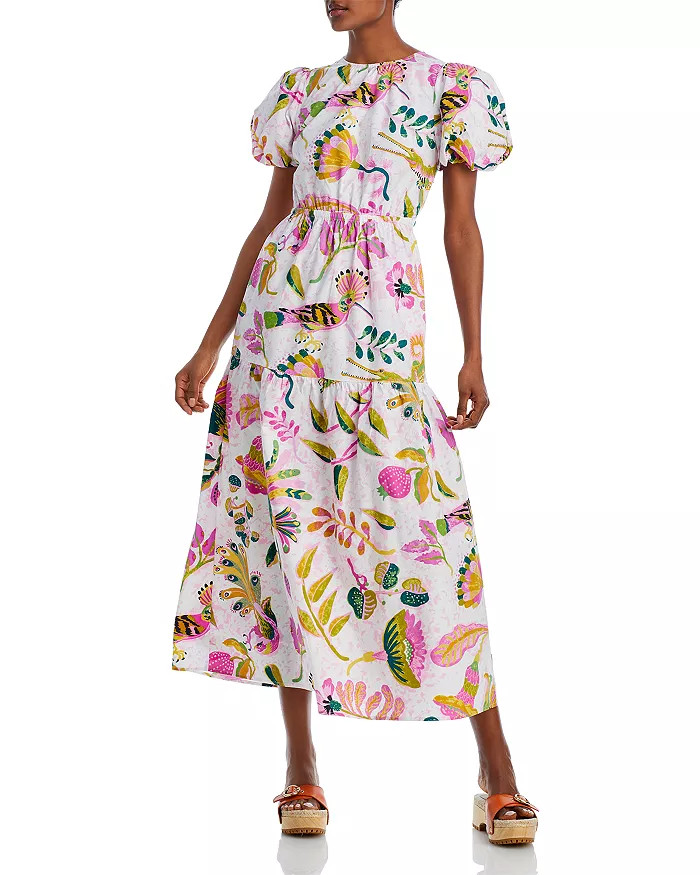 Valeria Flora & Fauna Print Midi Dress | Bloomingdale's (US)