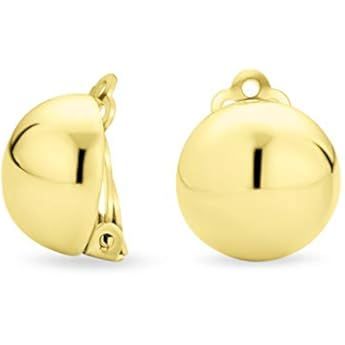 Ross-Simons Italian 20mm 18kt Gold Over Sterling Dome Clip-On Earrings | Amazon (US)