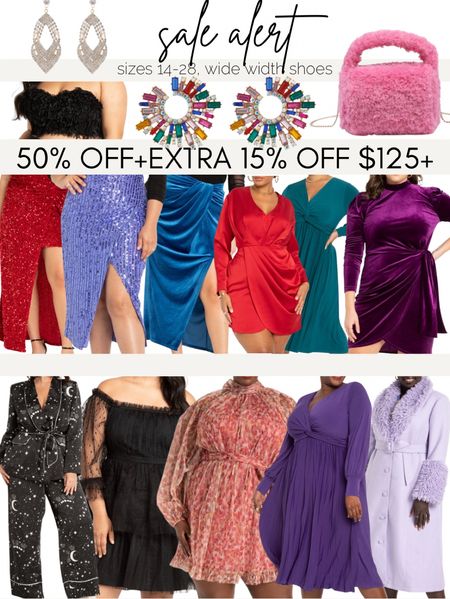 Colorful and fun cocktail dresses and skirts for the holiday season and beyond! Love these plus size options! Eloquii runs true to size and if you’re unsure size up  

#LTKunder50 #LTKsalealert #LTKCyberweek