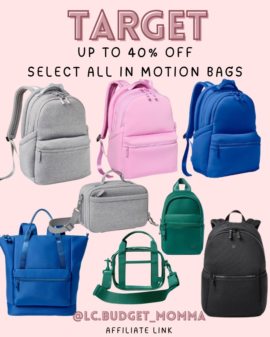 Target Circle Deal 

#bag #backpack #deals #sale #lunchtote #targetdeals

#LTKSeasonal #LTKActive #LTKSaleAlert