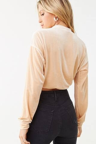 Velvet Crop Top | Forever 21 (US)