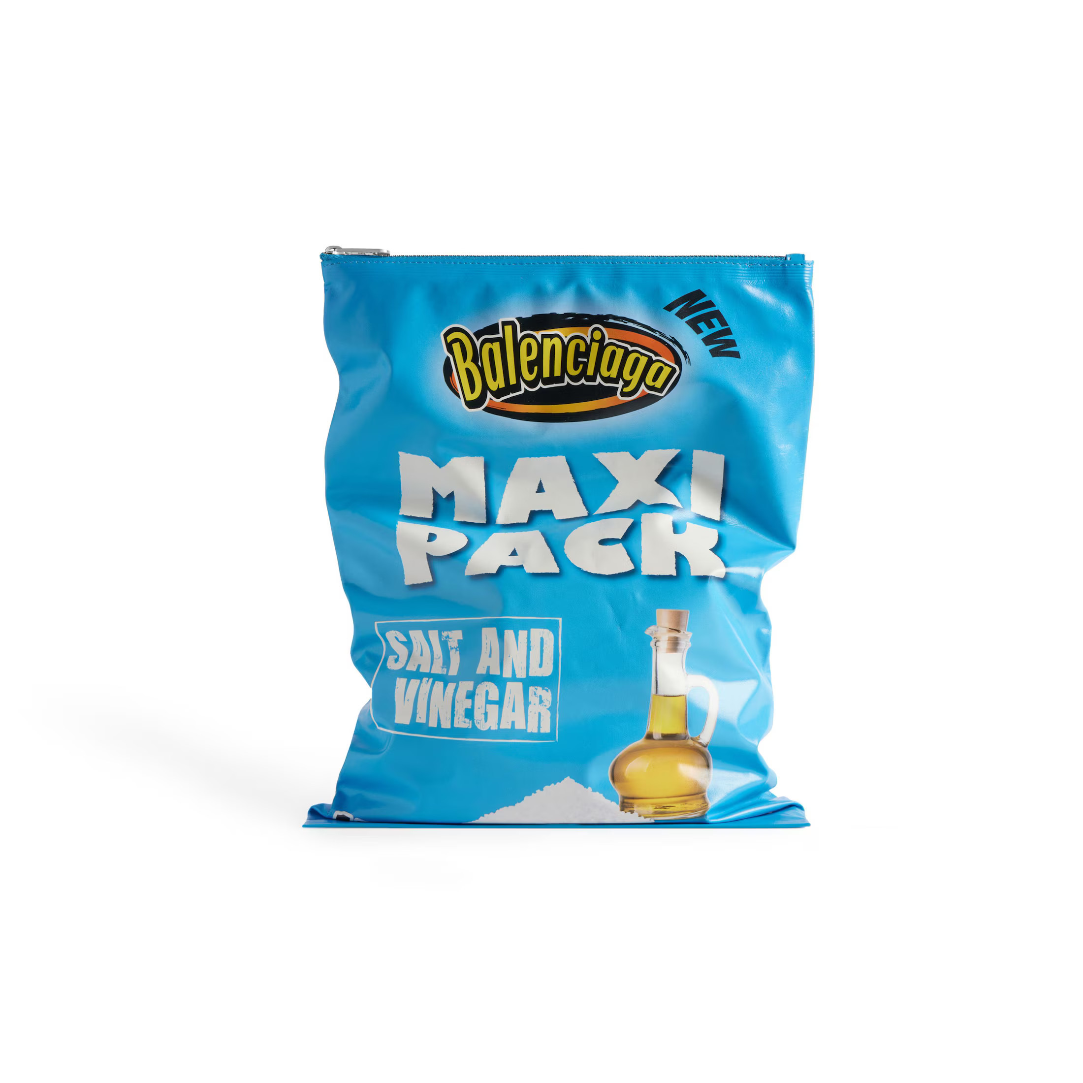 Balenciaga Chips Bag - Blue - Unisex | Balenciaga