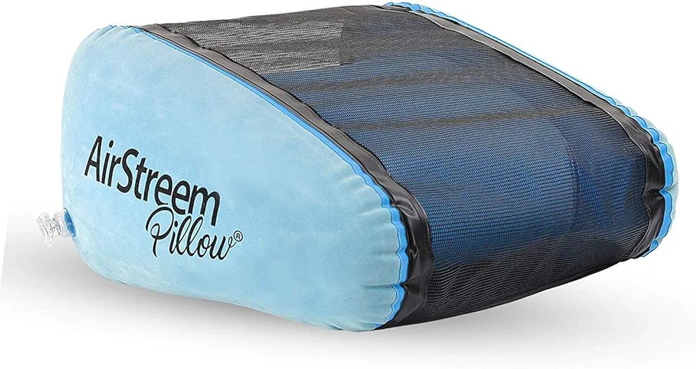 Airstreem Inflatable Pillow – Inflatable Pool Pillow and Sunbathing Pillow That Circulates Air ... | Amazon (US)
