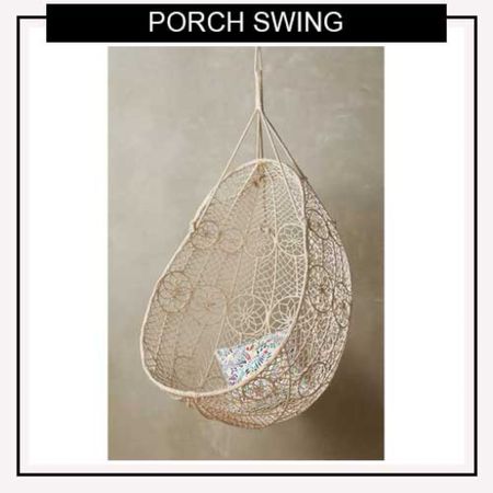 Boho inspired porch swing chair to update your patio decor. Hanging chair, bedroom decor, sunroom 

#LTKhome #LTKSeasonal #LTKstyletip