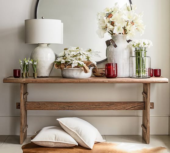 Easton Reclaimed Wood Console Table | Pottery Barn (US)