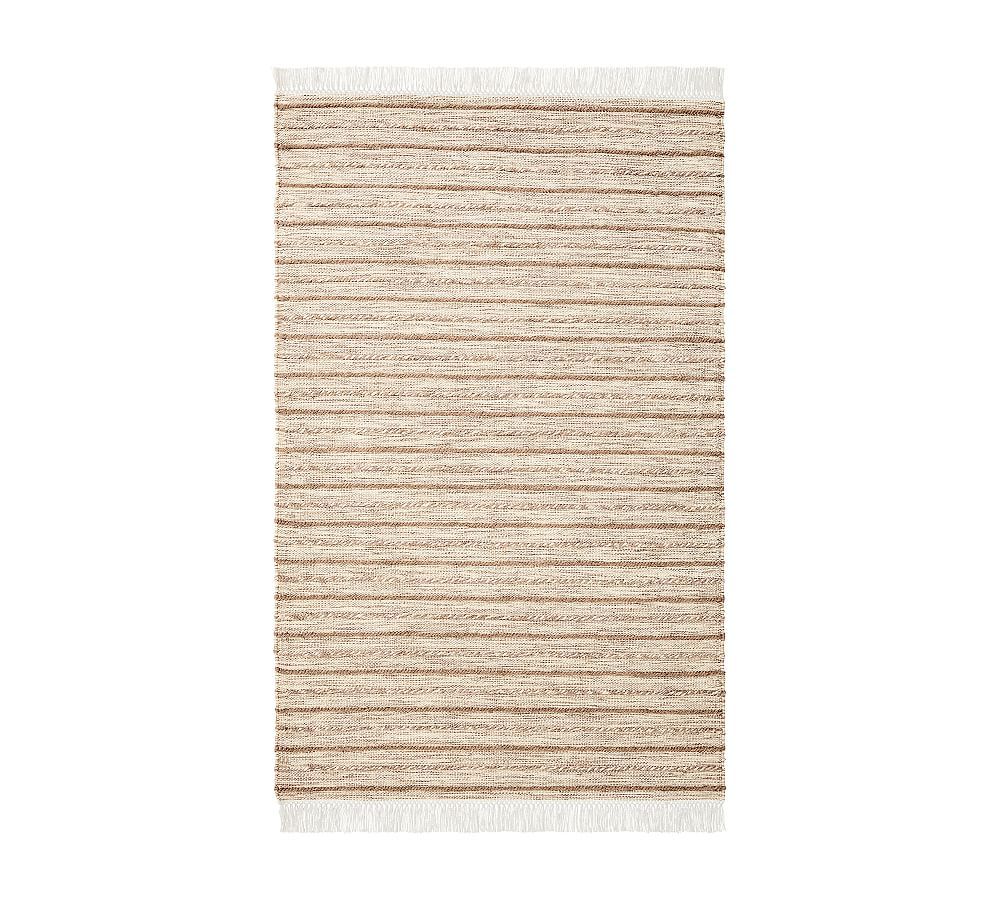 Seabrook Striped Outdoor Performance Rug         Clearance $73.99$149      Buy in monthly payment... | Pottery Barn (US)