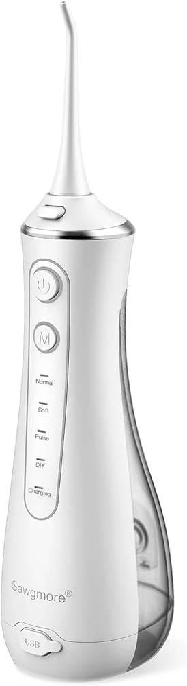 Sawgmore Cordless Water Flosser for Teeth, Portable Water Teeth Cleaner Picks with 4 DIY Cleaning... | Amazon (US)