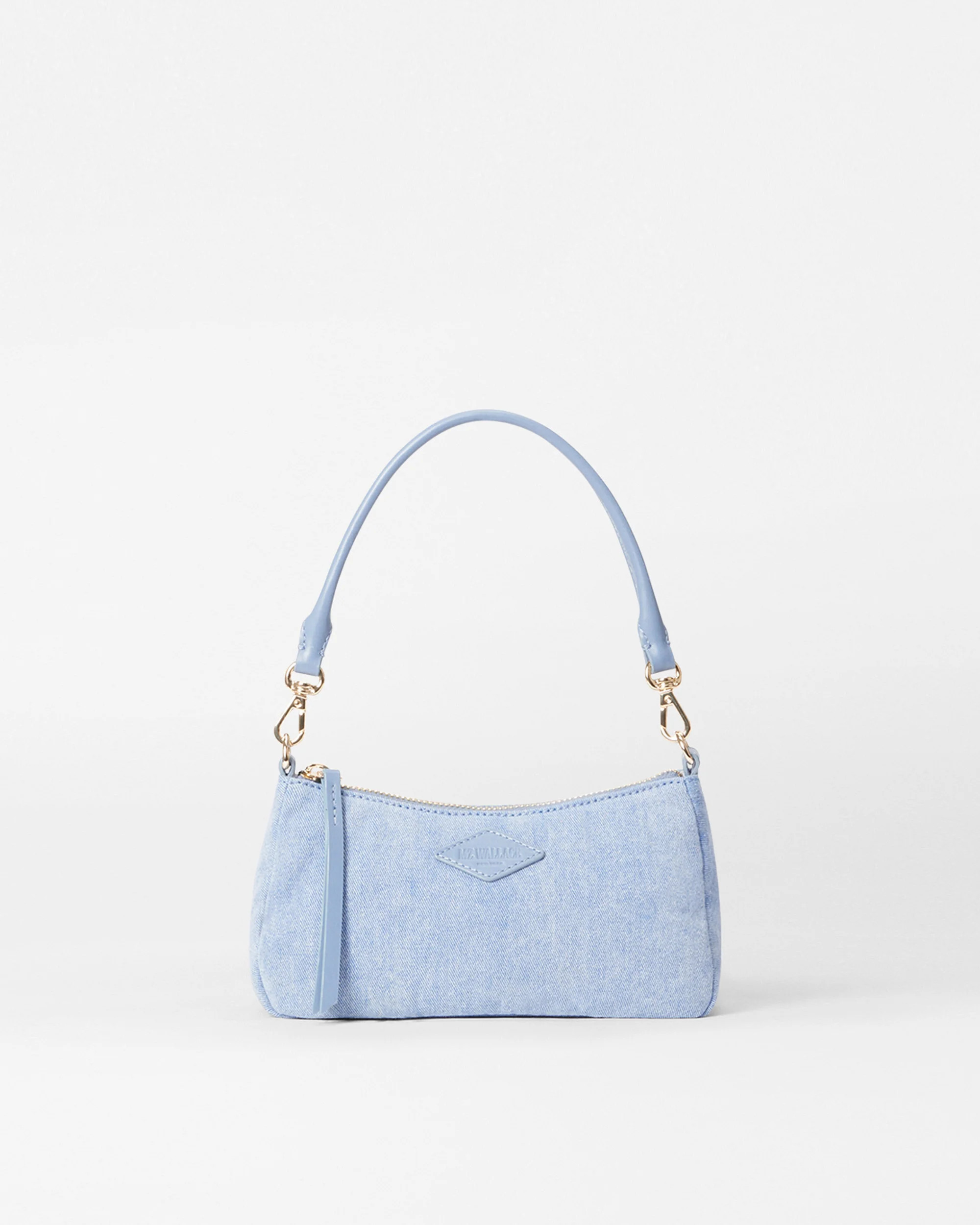 True Light Denim Mini Chelsea Shoulder | MZ Wallace