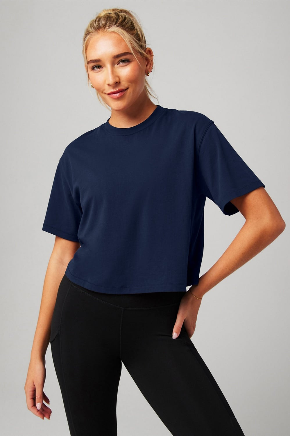 100% Cotton Boxy Tee | Fabletics