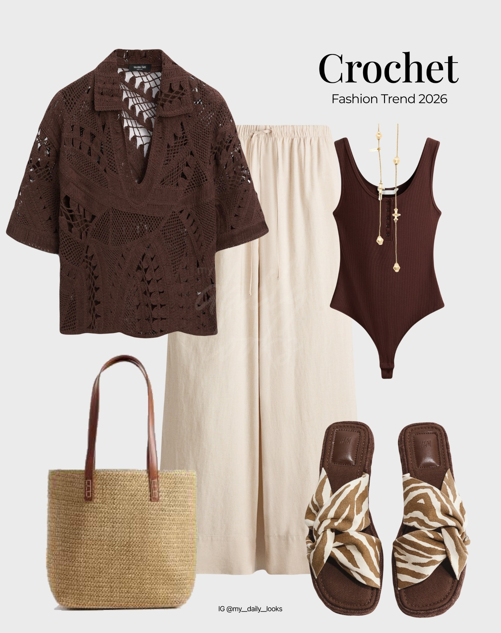 Crochet outfit 🖤

Tags: Spring summer outfits 2026, capsule wardrobe, high street, crochet top, crochet cardigan, crochet jacket, H&M new in, embroidery, embroidered top.

#LTKspring #LTKsummer #LTKstyletip