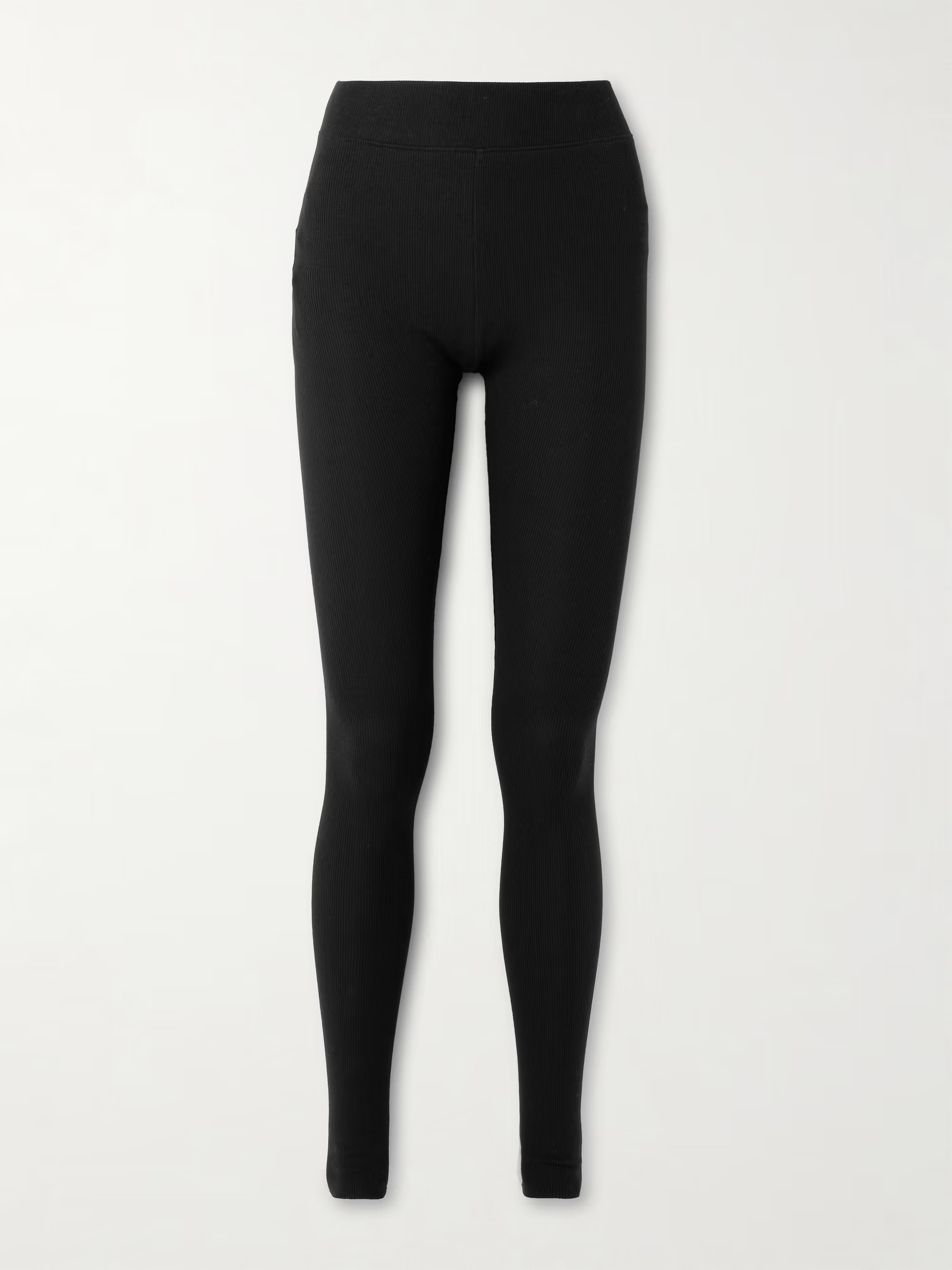 Ribbed stretch-cotton and modal-blend jersey leggings | NET-A-PORTER (UK & EU)