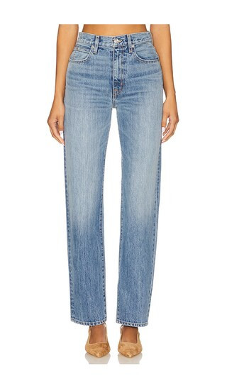 SLVRLAKE London Straight Jeans in Blue. - size 23 | Revolve Clothing (Global)
