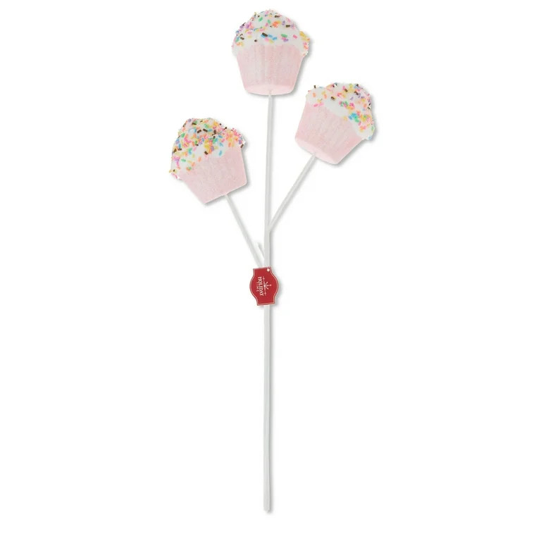 Pink Foam Cupcakes Decorative Christmas Pick, 18 in, by Holiday Time | Walmart (US)