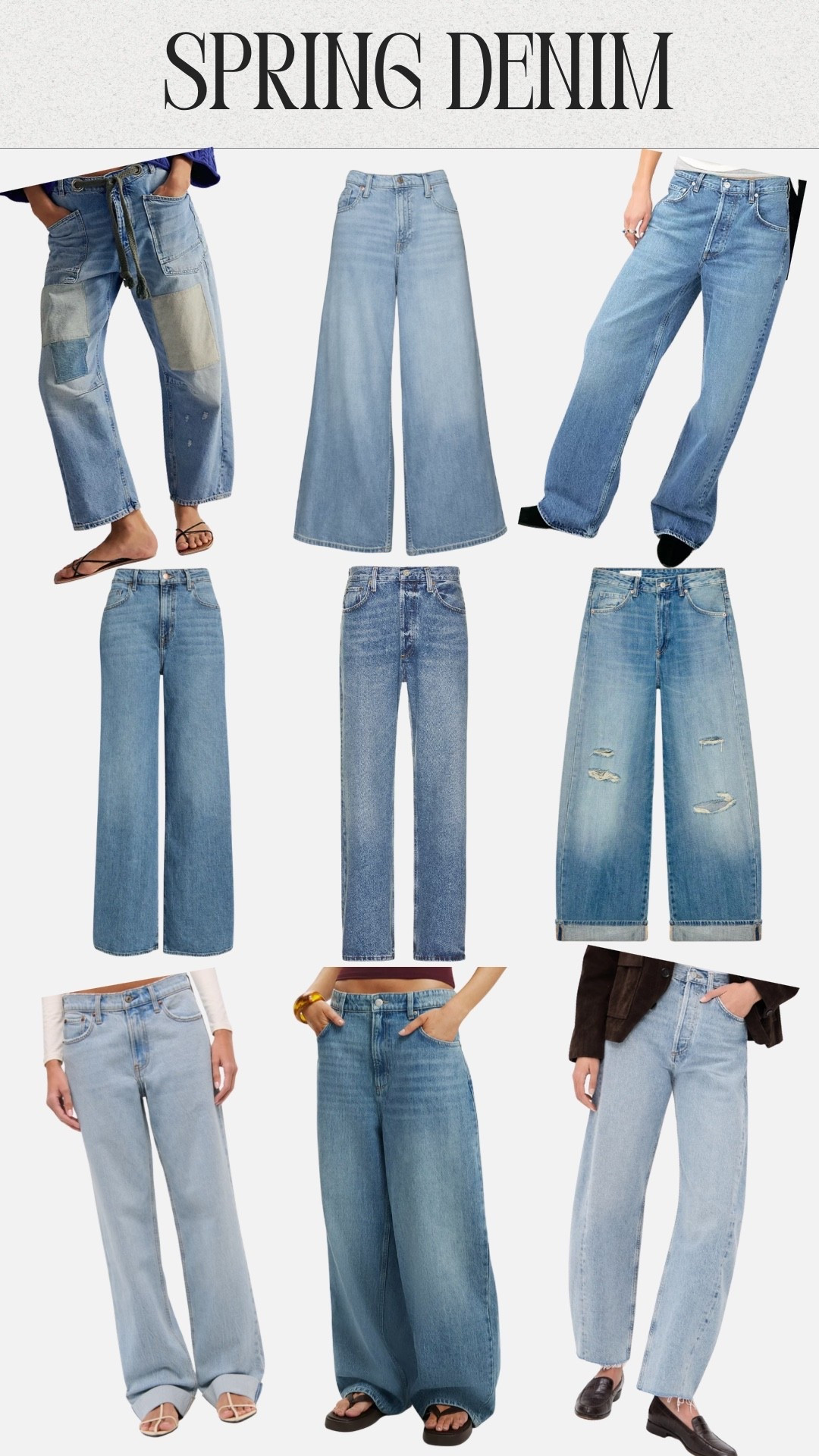 The perfect the spring denim 

#LTKMidsize #LTKootd