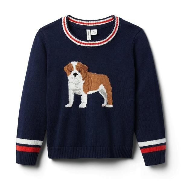 Bulldog Sweater | Janie and Jack