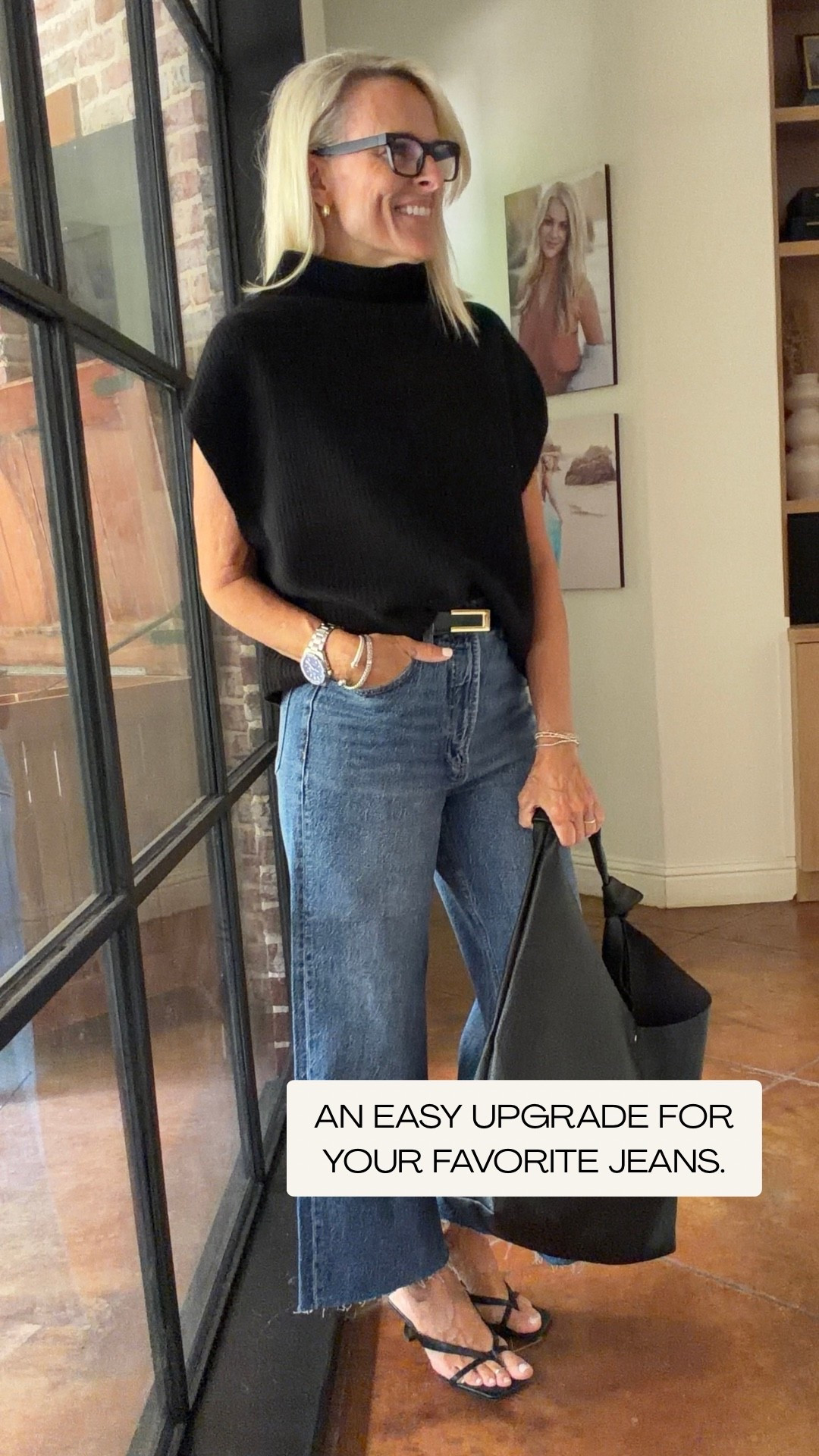 I love a piece that makes getting dressed feel easy. This soft cashmere poncho sweater vest has a relaxed, oversized fit but still gives a simple jeans-and-sandals outfit a polished, put-together feel. Perfect for coffee, lunch, errands, or dinner, just add your favorite jeans and go. 🤍

💡 LTK MADE EASY
❤️ Heart = Support my posts!
🔖 Save = Get sale & restock alerts
📋 Lists = Keep favorites organized
📲 Share = Send lists and products to a friend.
💬 Comment = Ask me anything about what I’m wearing!

#LTKootd #LTKOver40 #LTKTravel