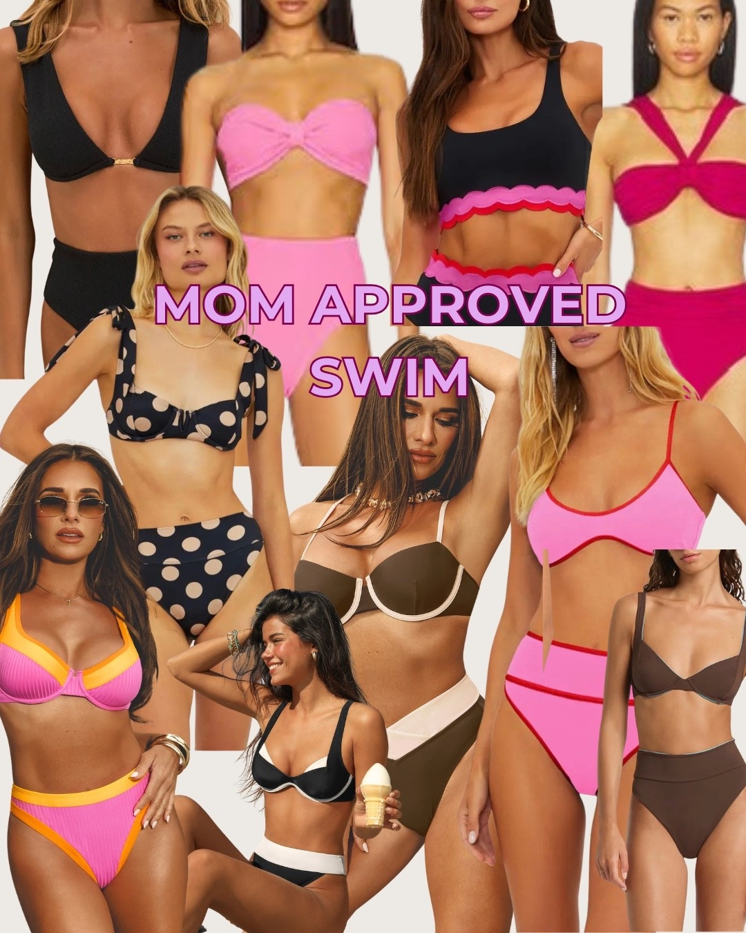 Mom approved swim suits! High waisted but still sexy! 

#LTKOver40 #LTKSwim #LTKTravel