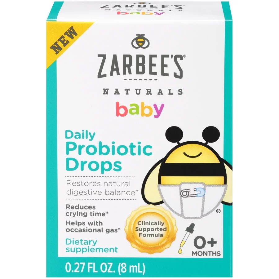Zarbee's Naturals Baby Daily Probiotic Drops, 0.27 fl oz | Walmart (US)