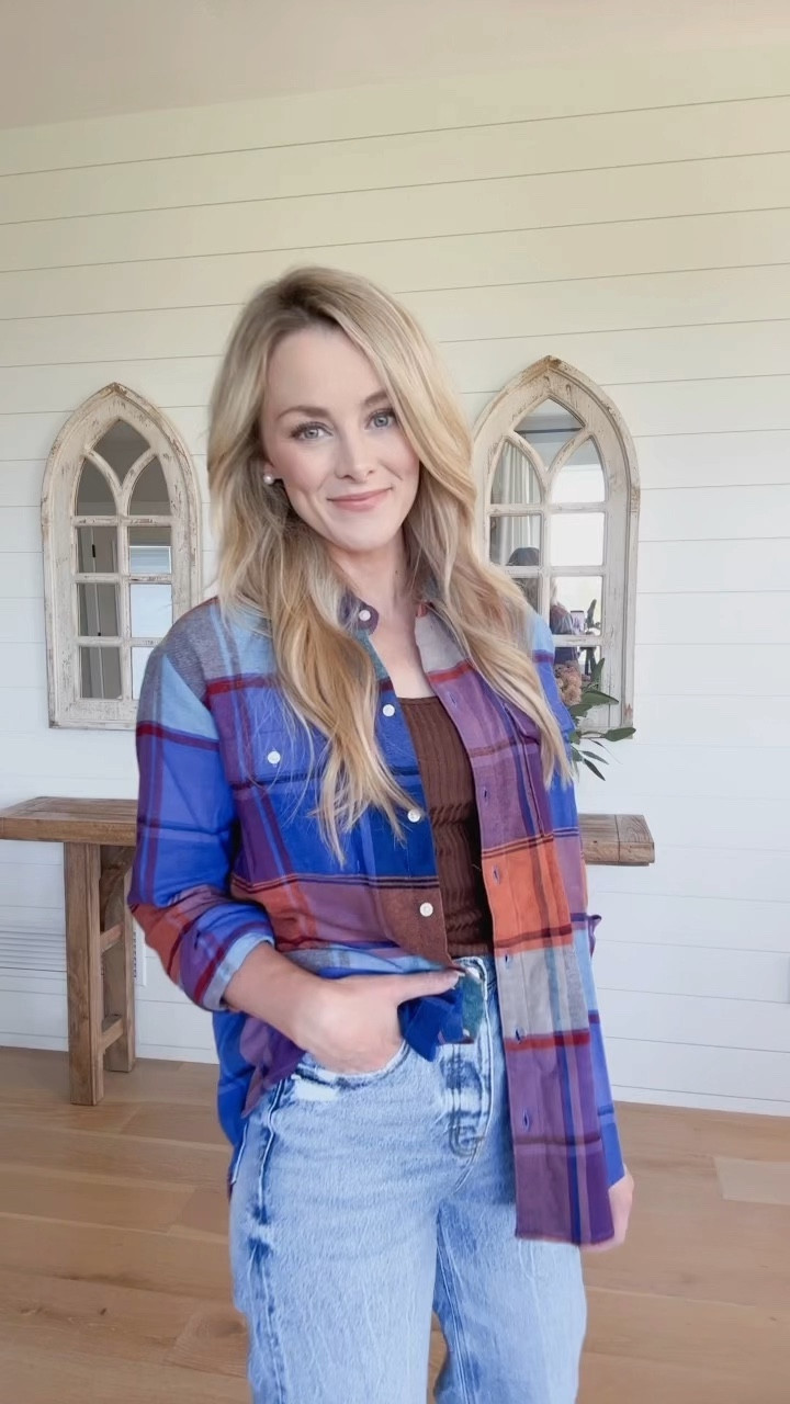I am in LOVE with the oversized flannel tops this season. They are super cozy and I have found some really pretty color combos! I’ll link them all below for you. I’m 5’5” and wearing an xs in all for reference. 

#LTKSeasonal #LTKSale #LTKstyletip